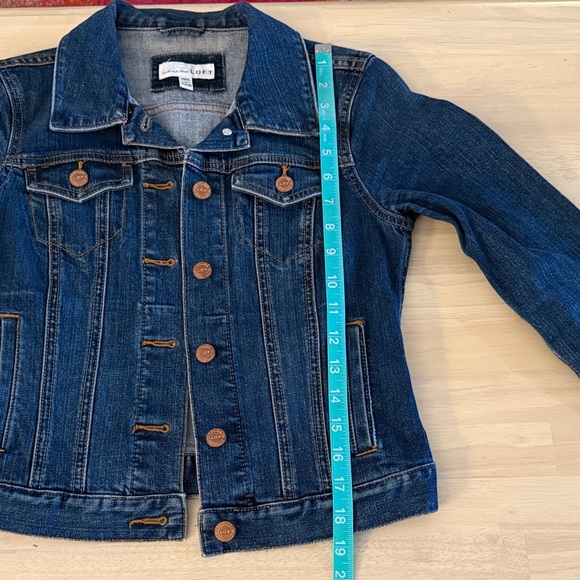 Loft XXSP Fitted Denim Jacket with Copper Buttons, excellent condition - Picture 4 of 10